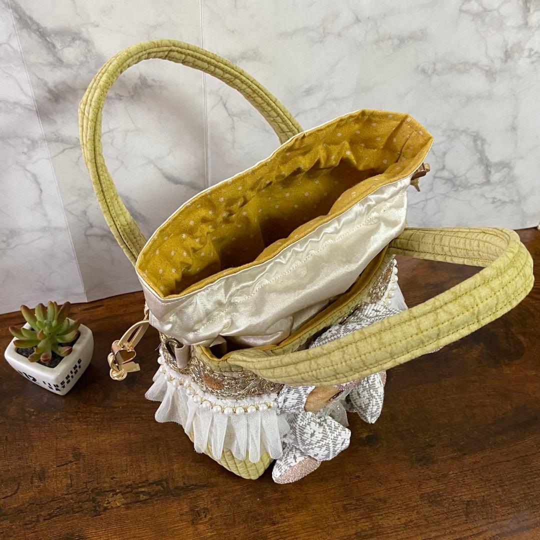 ☆*☆様 コヤンイサムチョン 【ヌビ 巾着バッグ】インド刺繍 トートバッグ ハン