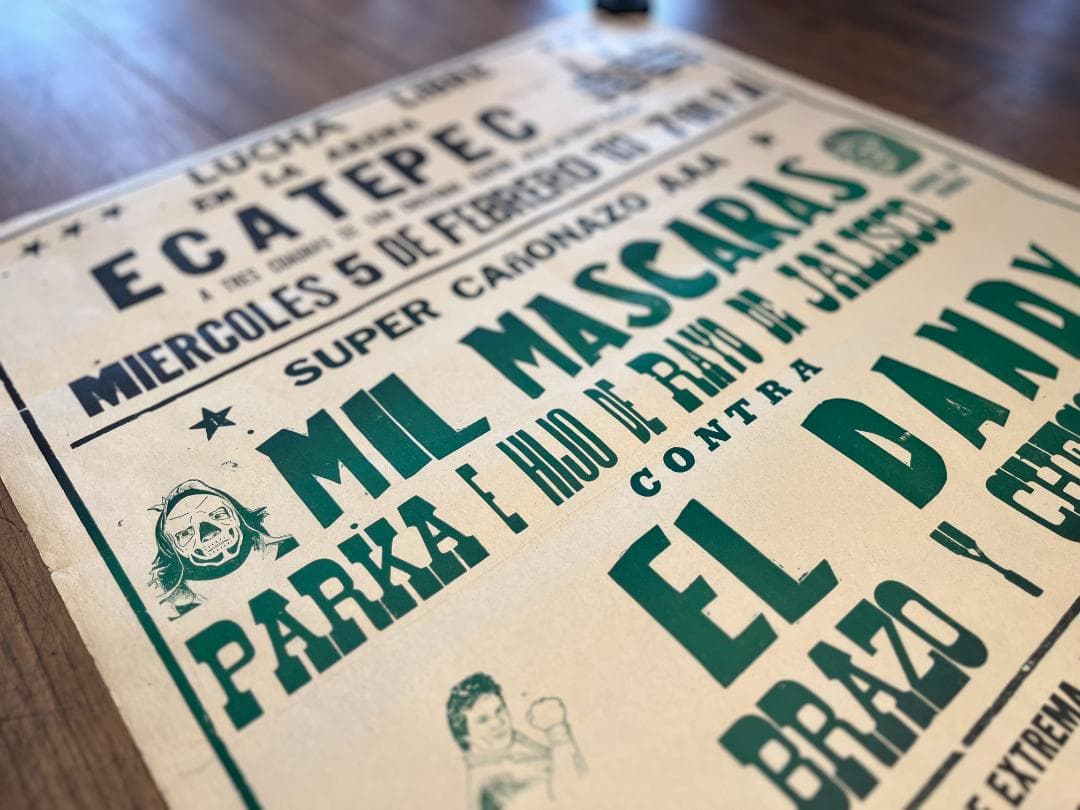 希少☆2003年／ルチャリブレ／メキシカンプロレス／ヴィンテージ／興行