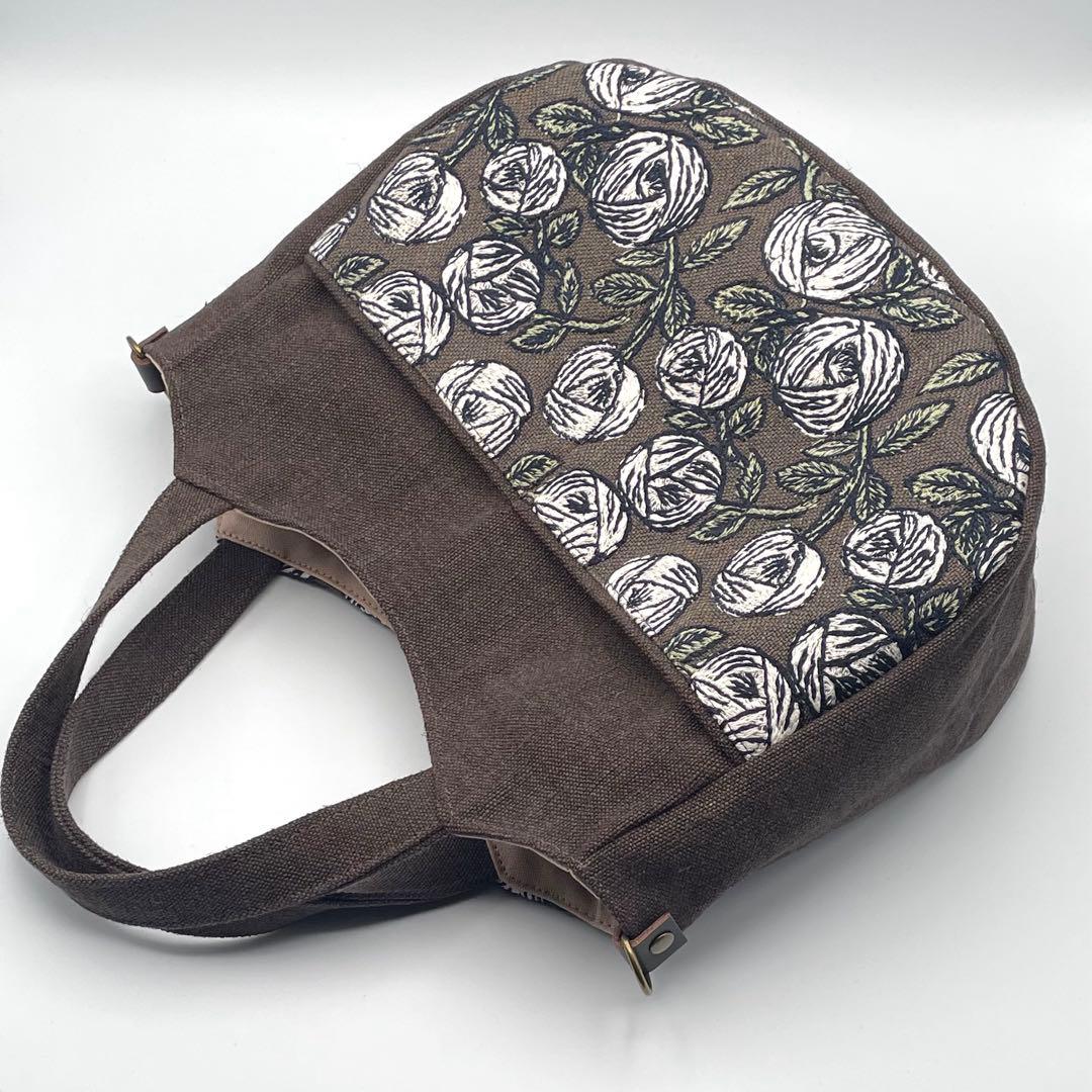 ㊽ミナペルホネン*rosy トートバッグ ハンドメイド