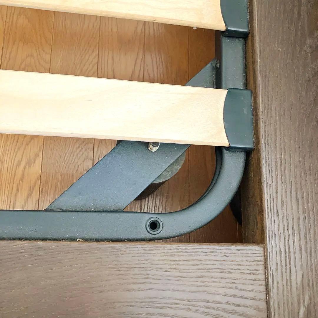 無印良品　ベッドフレーム　ウォールナット？　シングル　MUJI