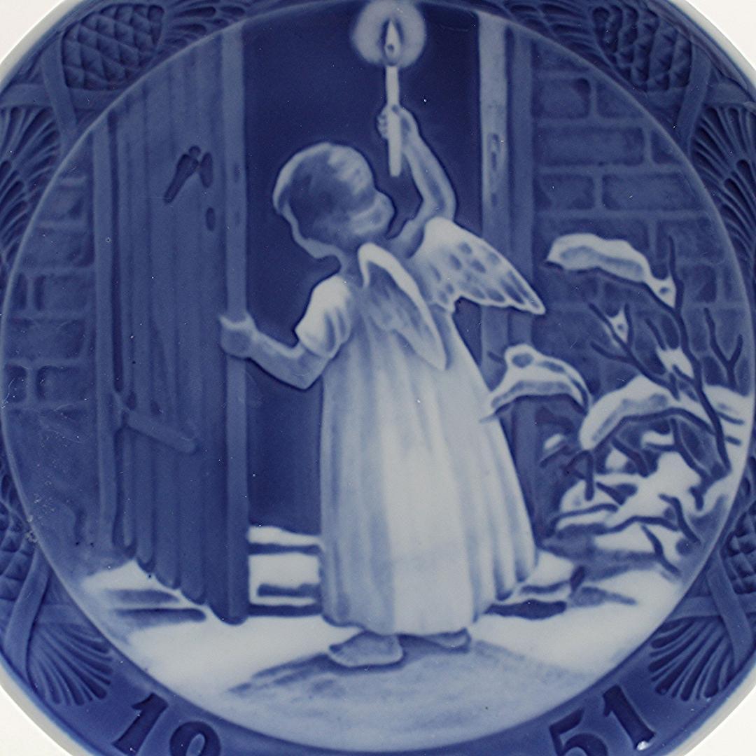 1951年 「クリスマスの天使」 イヤープレート ロイヤルコペンハーゲン