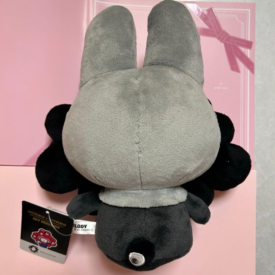 4点：ぬいぐるみM【マイメロ、クロミ、ポチャッコ】・カラビナぬいぐるみ【シナモ】