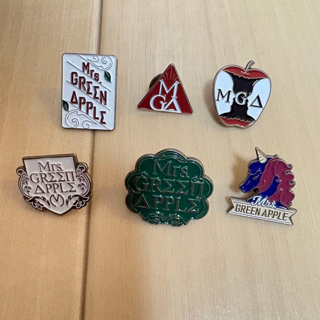 Mrs. GREEN APPLE ピンバッジ - メルカリ