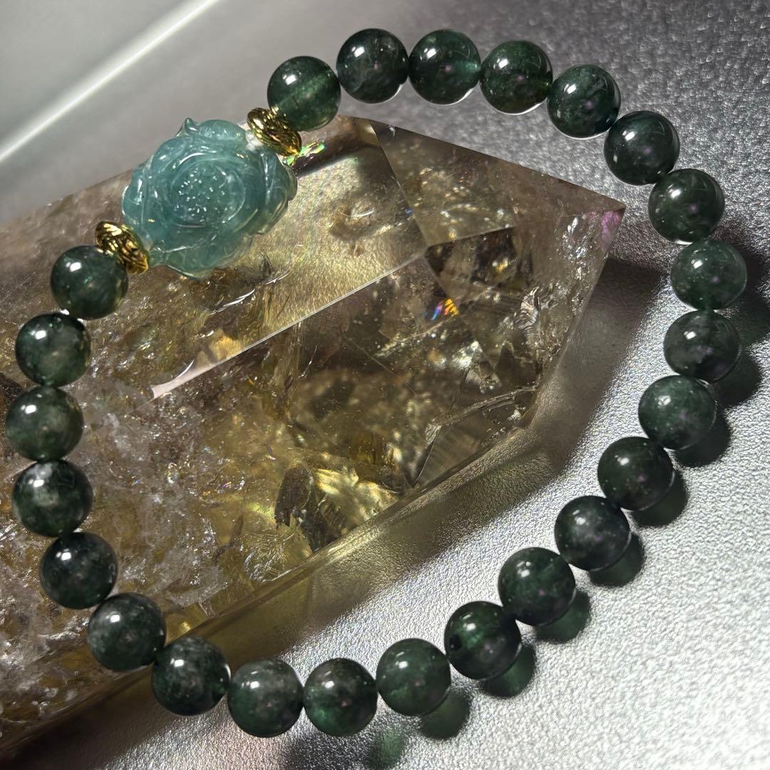 希少極上　グリーントルマリン　ブレスレット