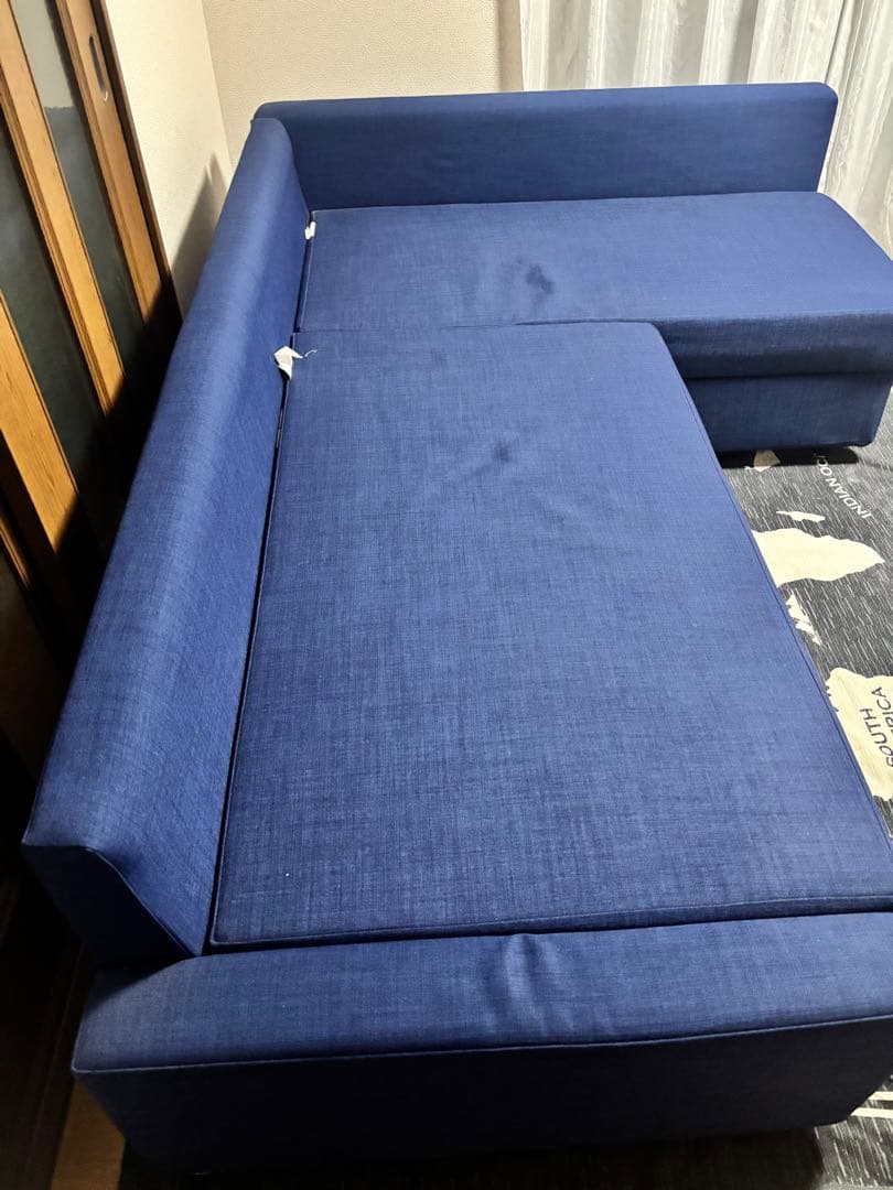 (9月27日まで出品)IKEA フリーヘーテン/ソファベッド/L字ソファ