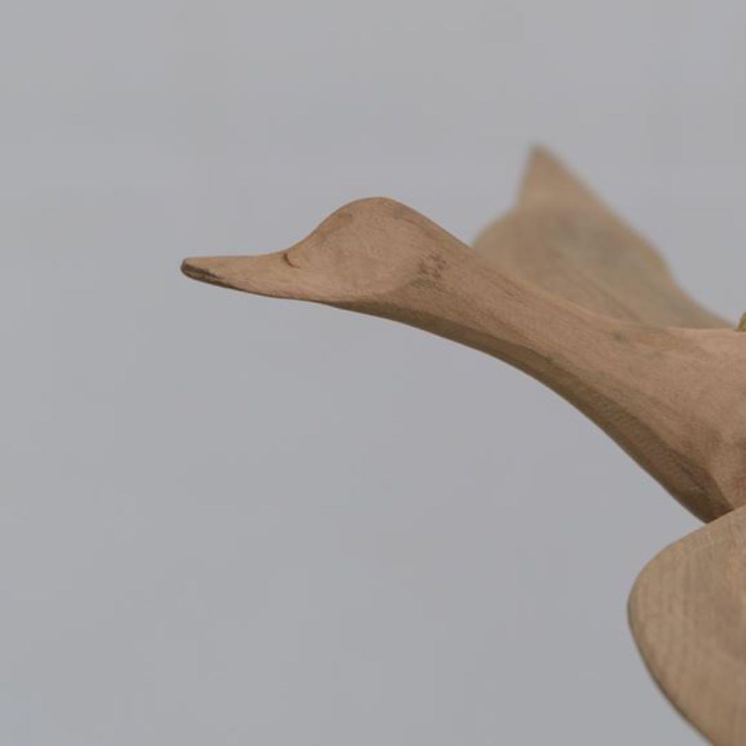 木製 鳥型モビール