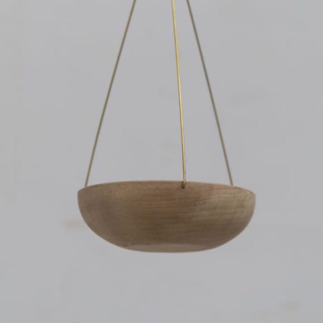 木製 鳥型モビール