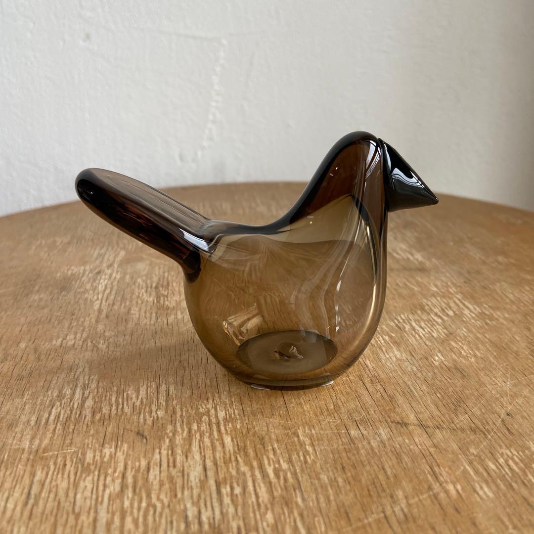 表参道限定　イッタラ　シエッポ　リネン　ブラック　ガラスバード　　scope