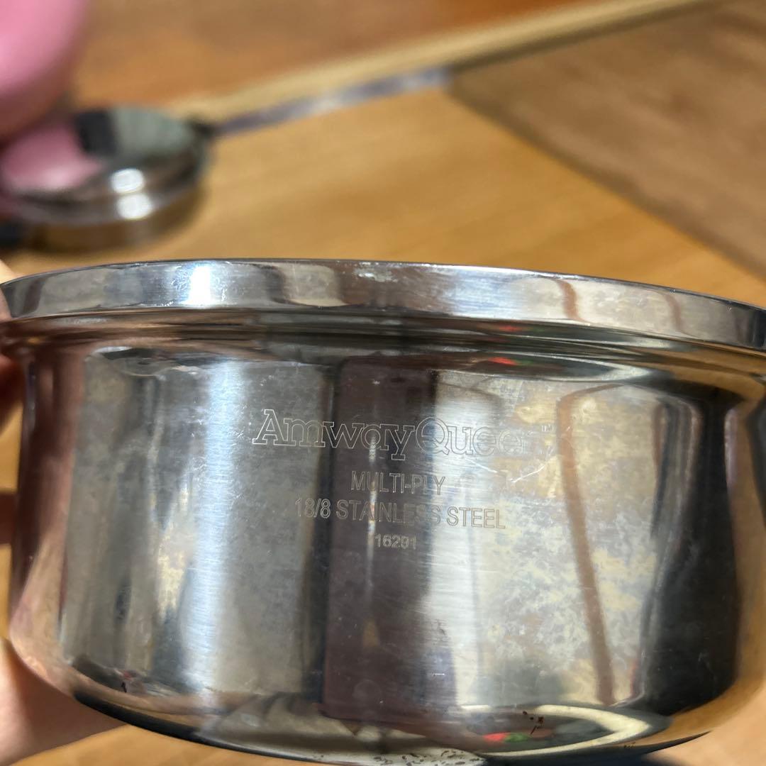 アムウェイ　クイーンソースパン　片手鍋　無水鍋