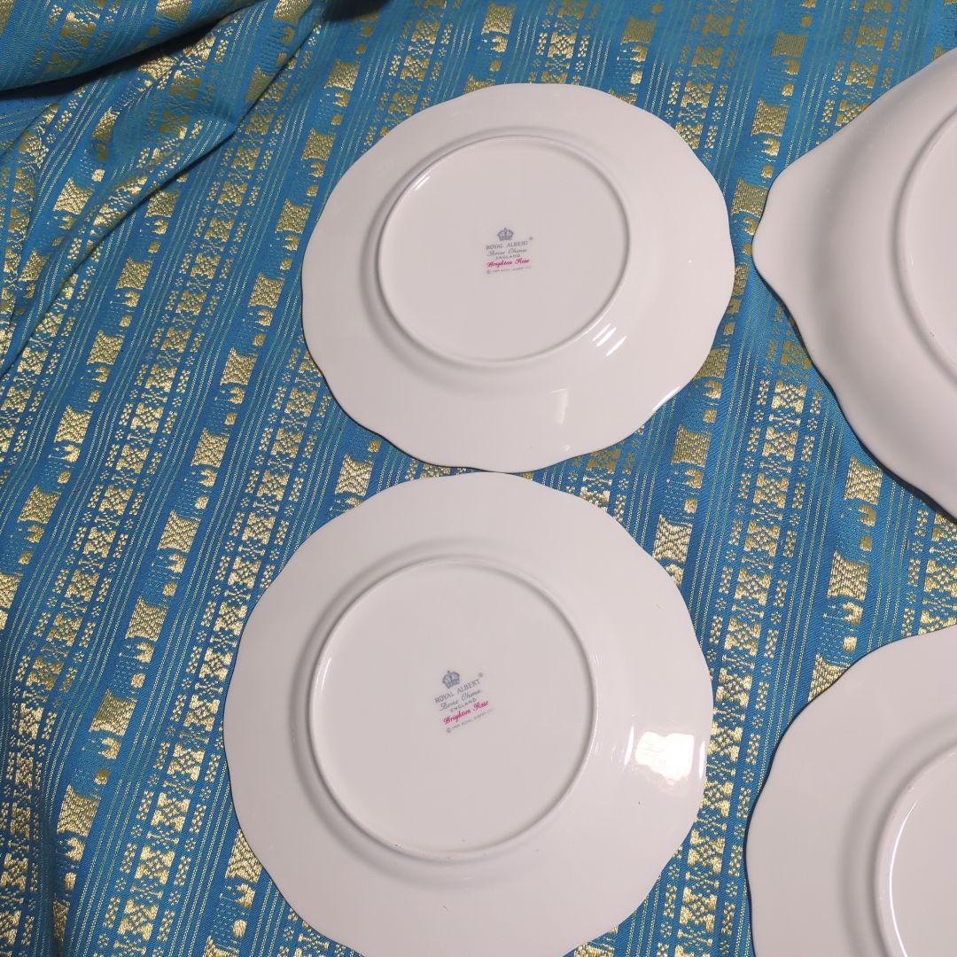 【希少】ロイヤルアルバート ブライトンローズ デザート　プレートセット