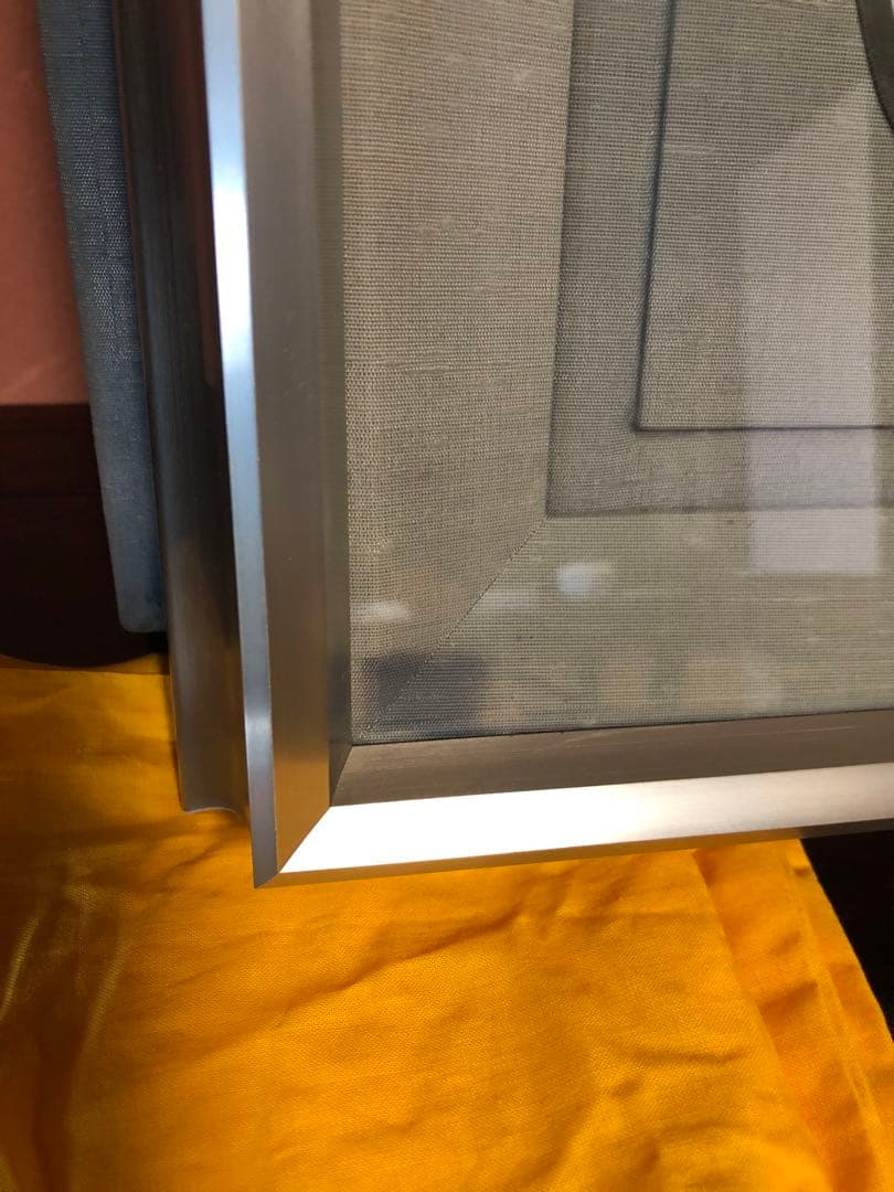 高村光雲　「福犬」純銀レリーフ額装