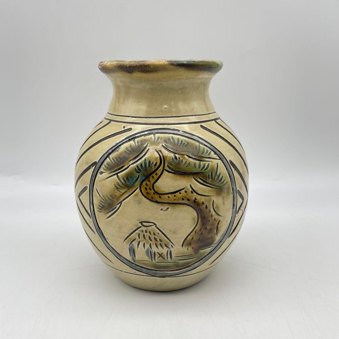 琉球 飾り壺 花瓶 173 沖縄民藝 やちむん 花器 - メルカリ