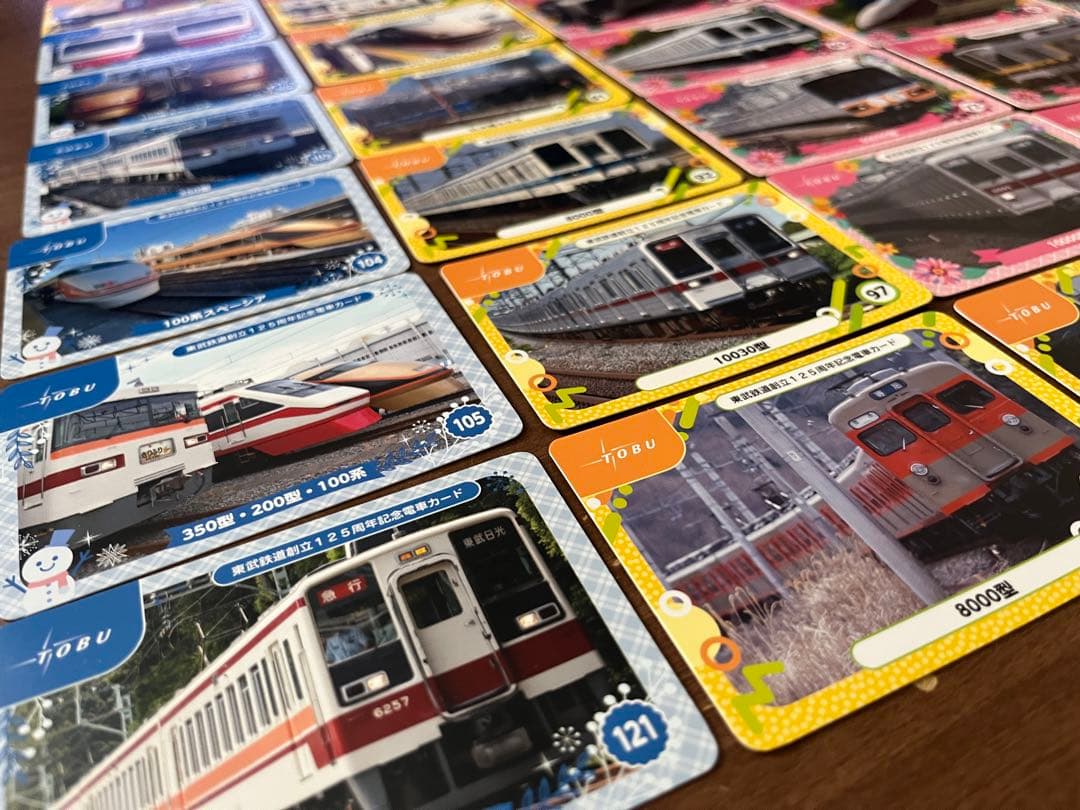 東武 電車 カード コレクション 125周年 東武鉄道 バラ売り - メルカリ