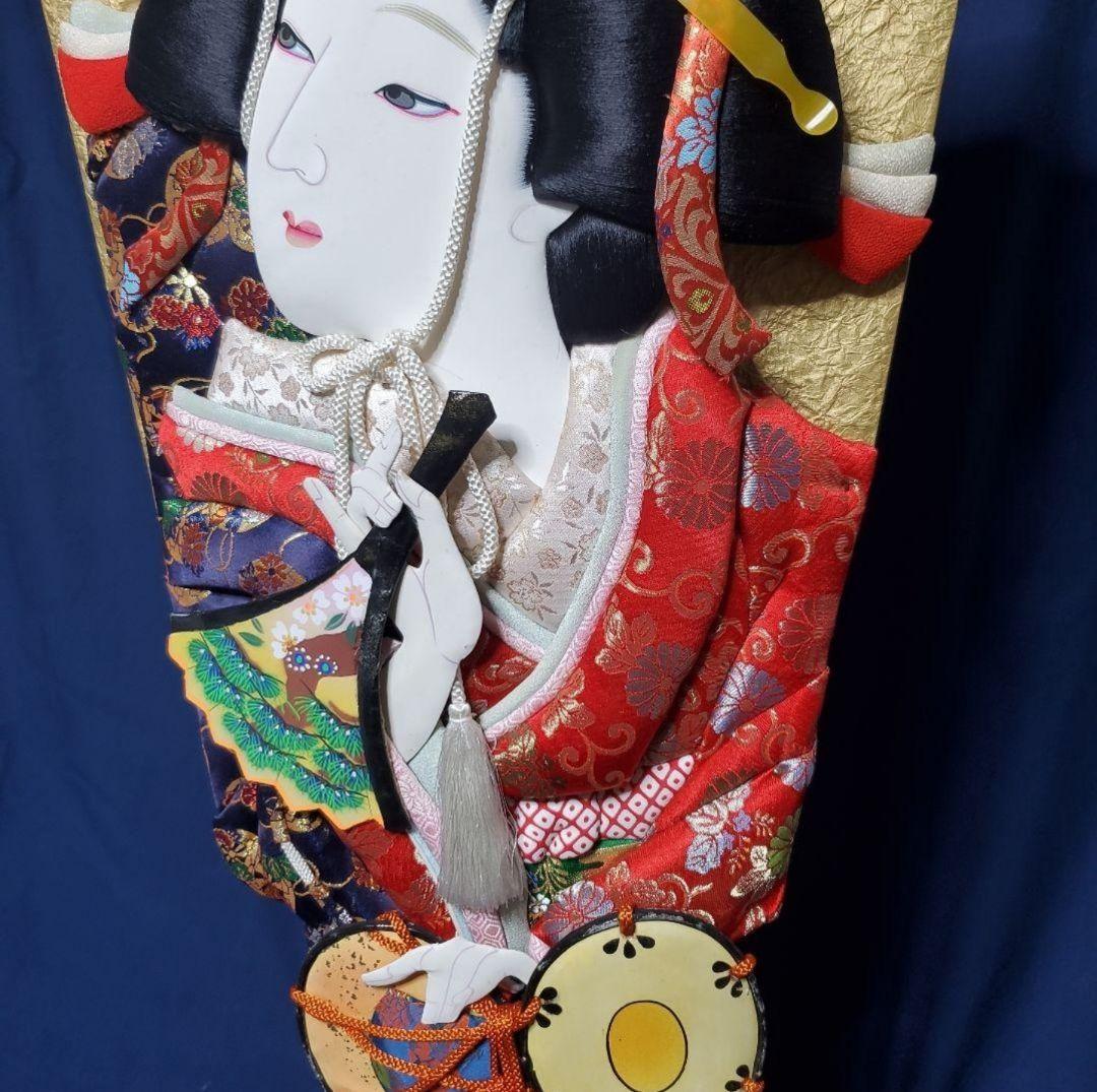 美品 御羽子板飾り 押絵羽子板 28号 大型