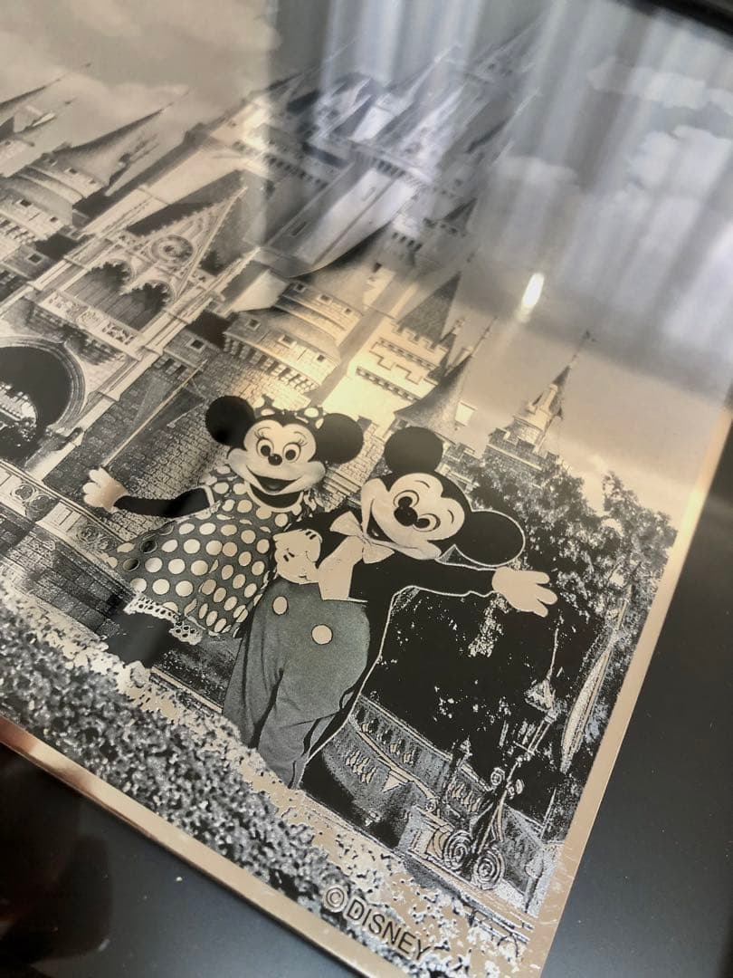 【非売品】ディズニー　額縁　額入り　ステンレスプレート　三井ホーム　レア