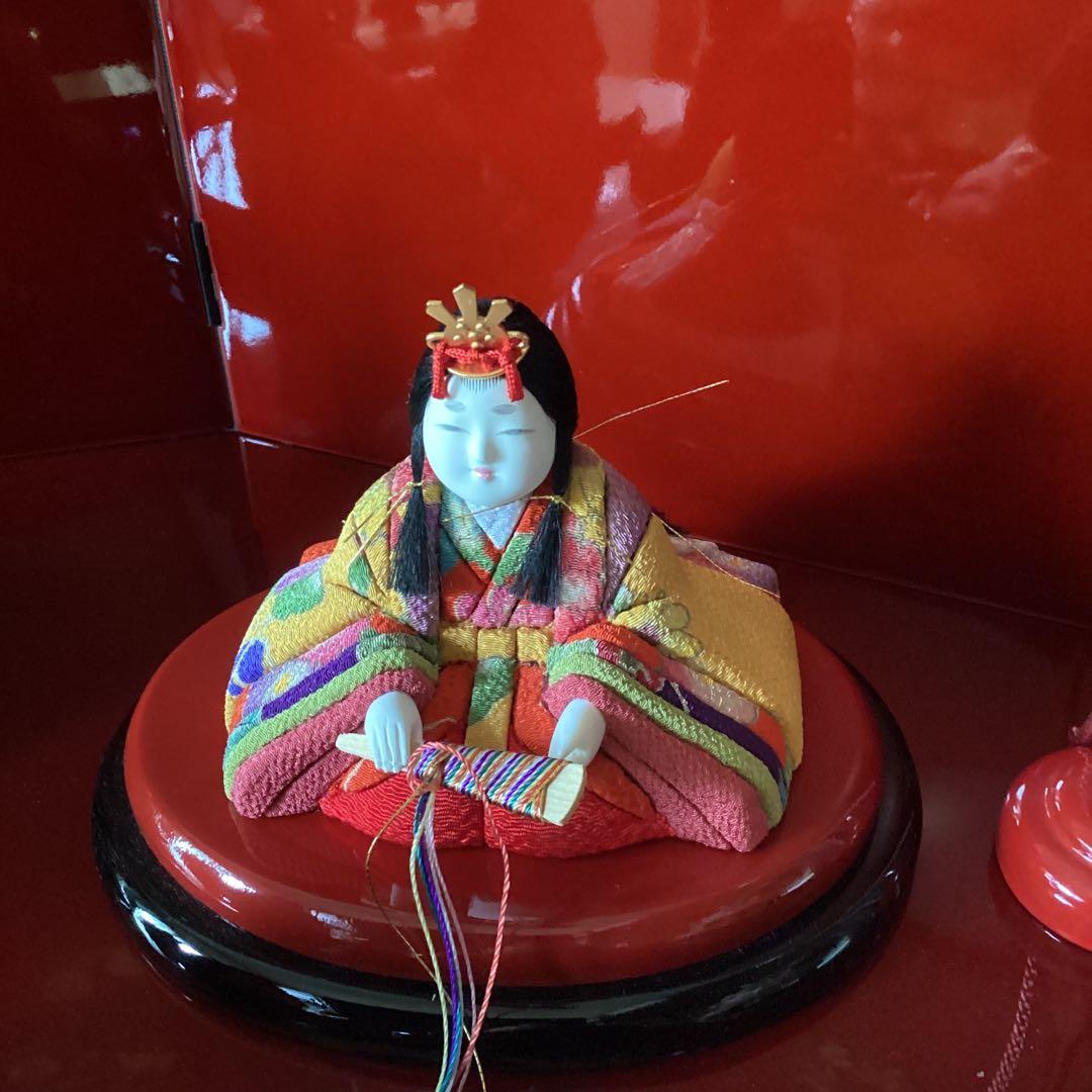 専用です。。さくら 雛人形セット木目込み雛人形 会津塗り