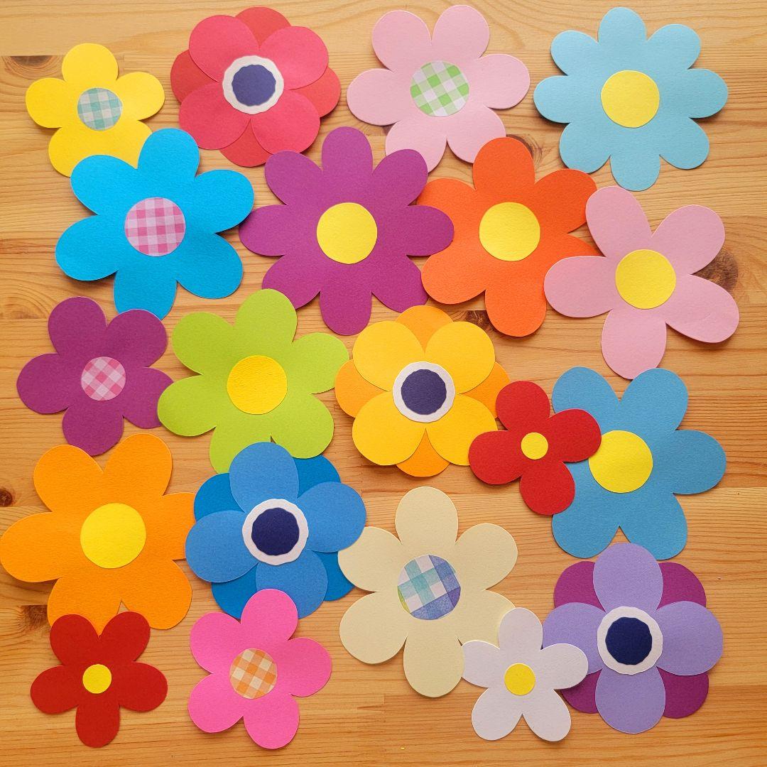 壁面飾り【花:いろいろ】保育 - メルカリ