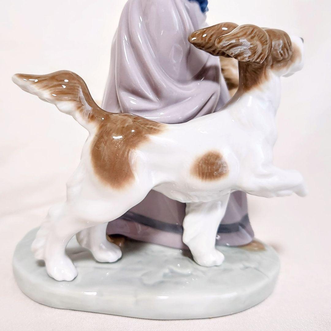 リヤドロ【美品】フィギュリン《少女と犬》No.5761