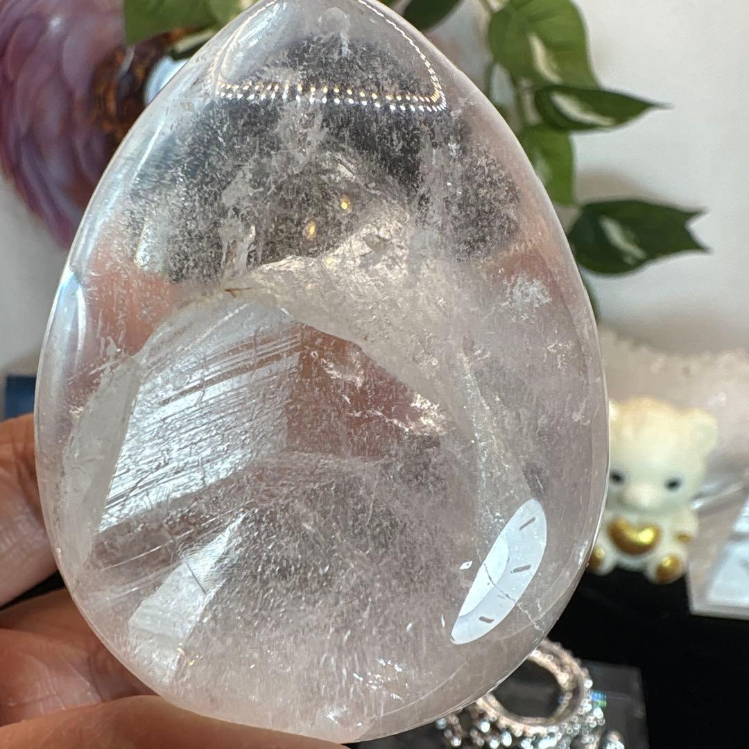 レア♡水晶Bigたまごちゃん♡クォーツインクォーツ♡No.1797