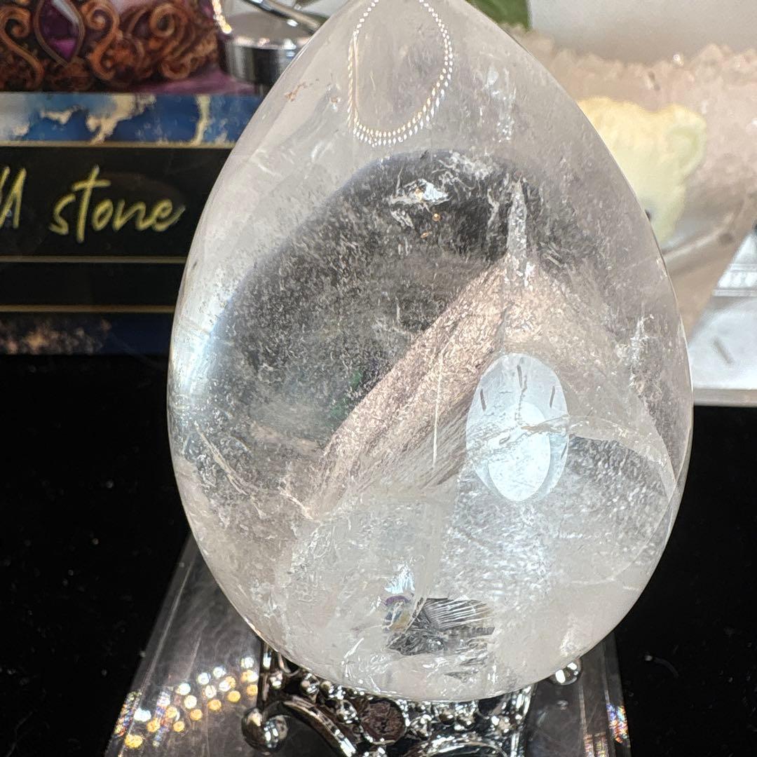 レア♡水晶Bigたまごちゃん♡クォーツインクォーツ♡No.1797