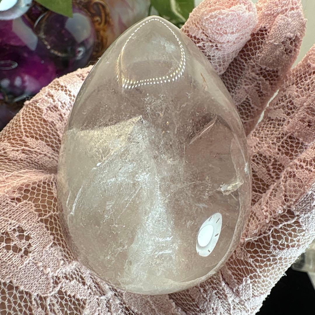 レア♡水晶Bigたまごちゃん♡クォーツインクォーツ♡No.1797