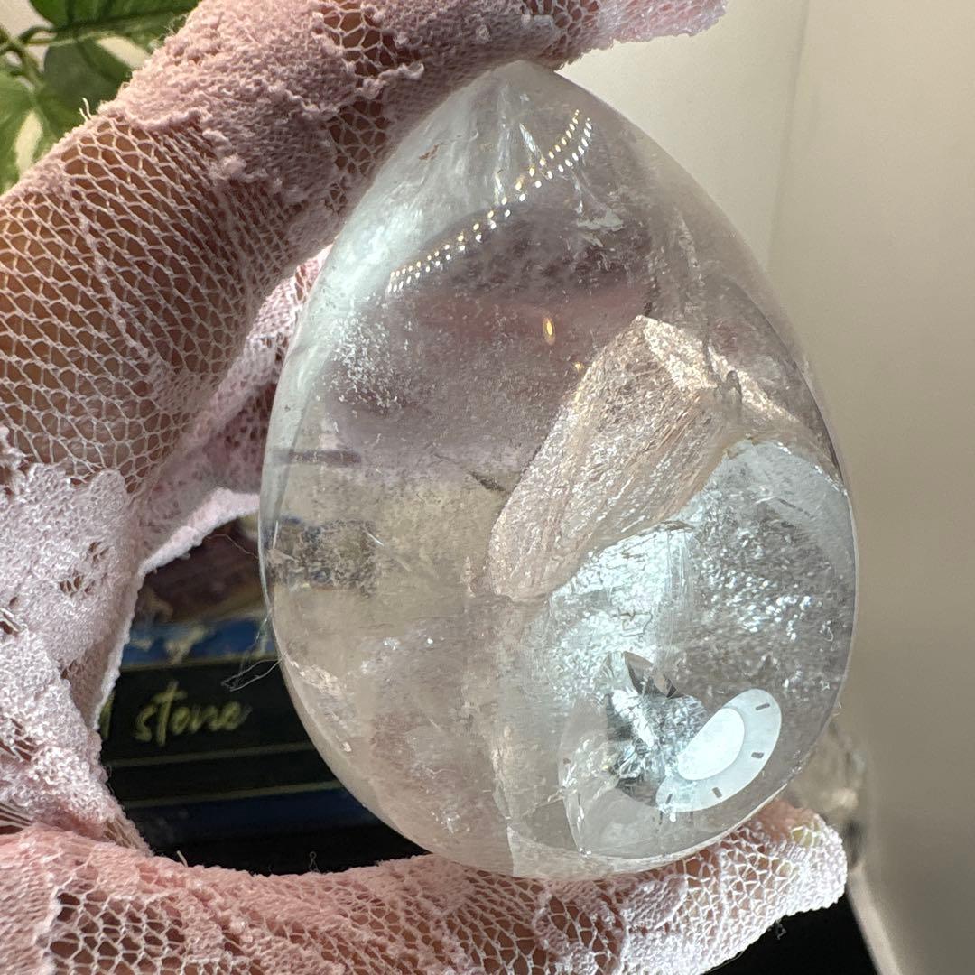 レア♡水晶Bigたまごちゃん♡クォーツインクォーツ♡No.1797