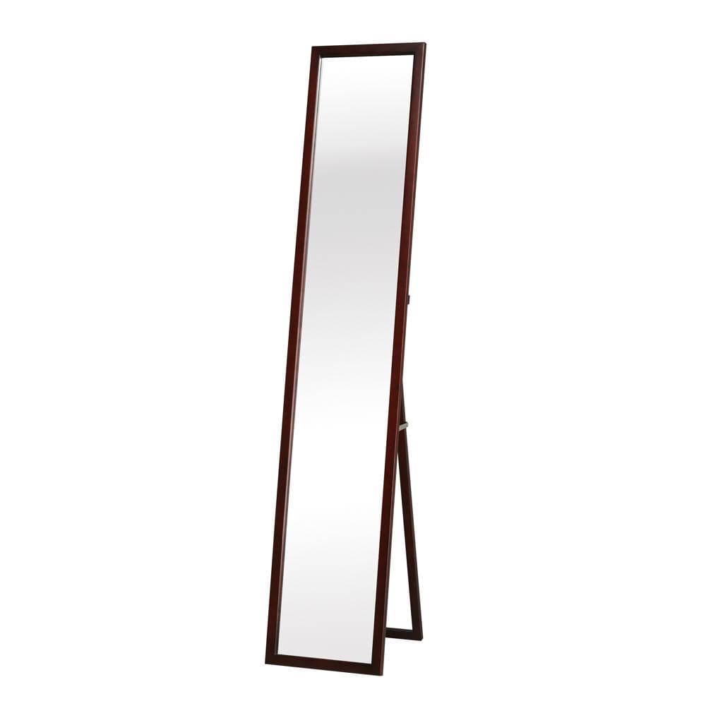 《新品・送料無料》天然木ナチュラルなリビングスタンドミラー幅29ｃｍ 鏡 姿見