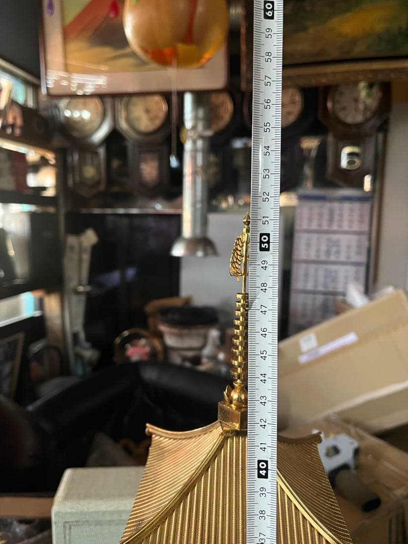 高岡銅器五重の塔、五重の塔、金の五重の塔、金色五重の塔、鉄製に金