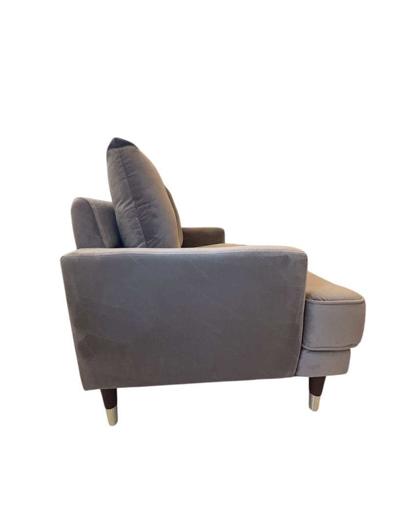 2人掛けソファ グレー 幅115cm LOWYA