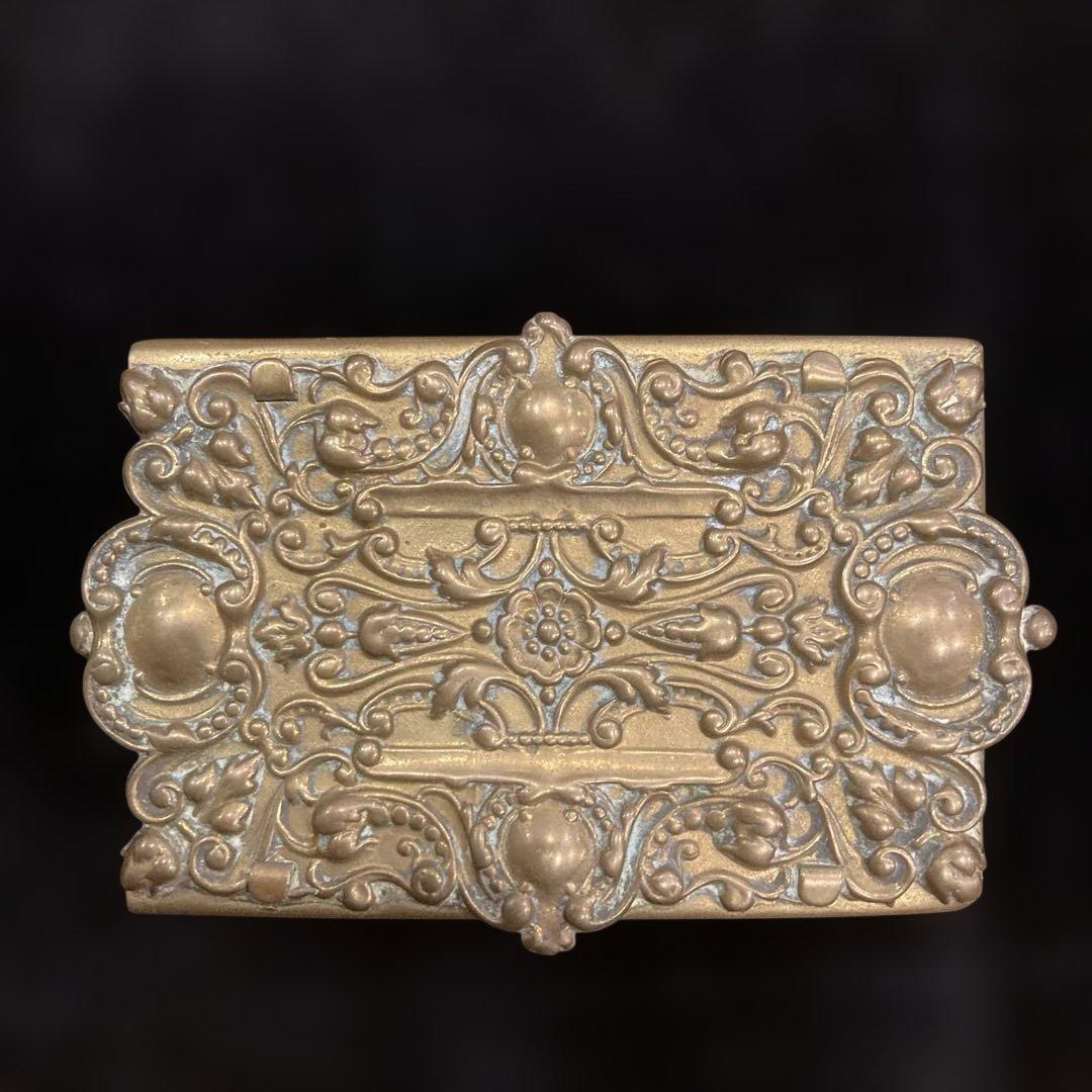 1930年代イギリス製真鍮のマッチ箱ケース