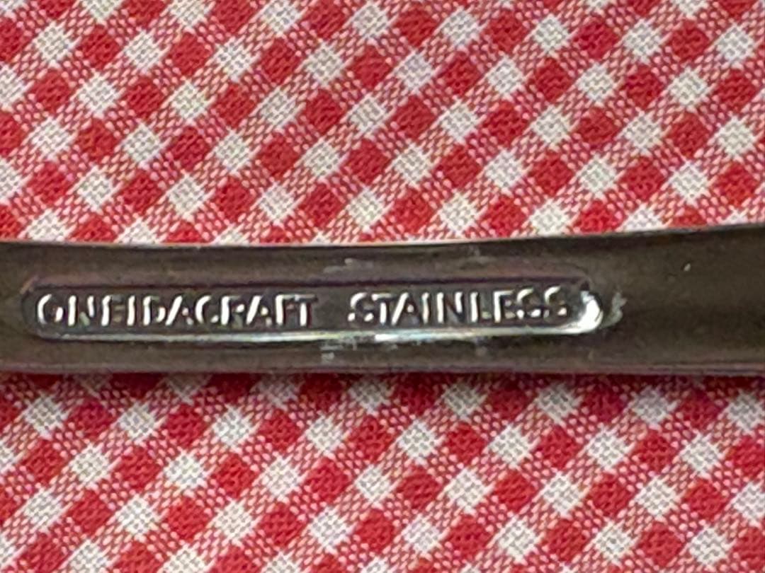 ヴィンテージ品 ONEIDACRAFTスプーン6本セット アメリカ軍 放出品