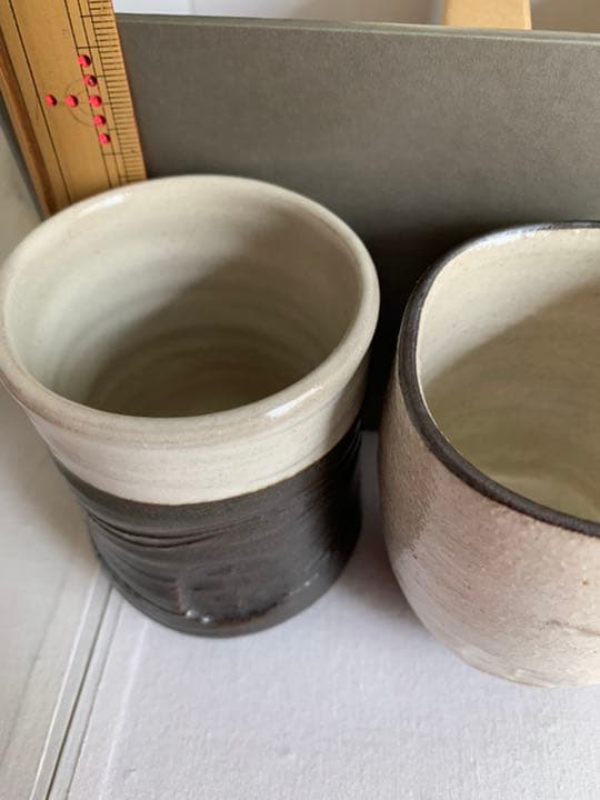 小川幸彦作湯呑み茶碗ペア
