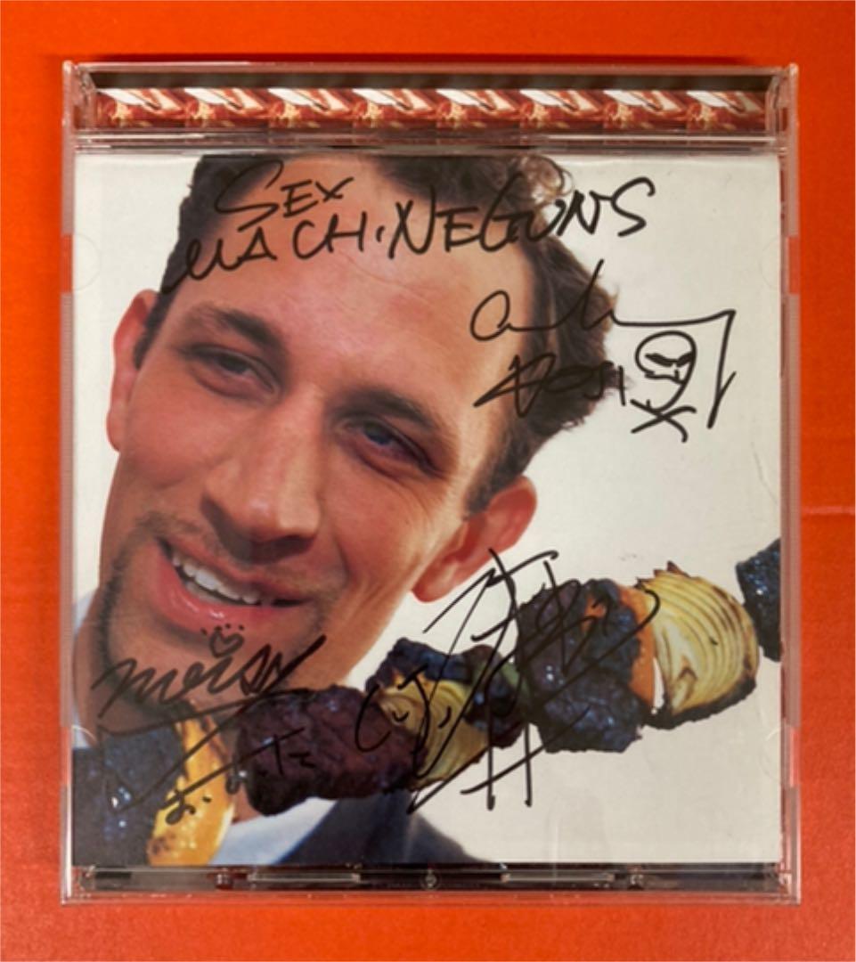 セックス・マシンガンズ】メンバー直筆サイン入りCDジャケット