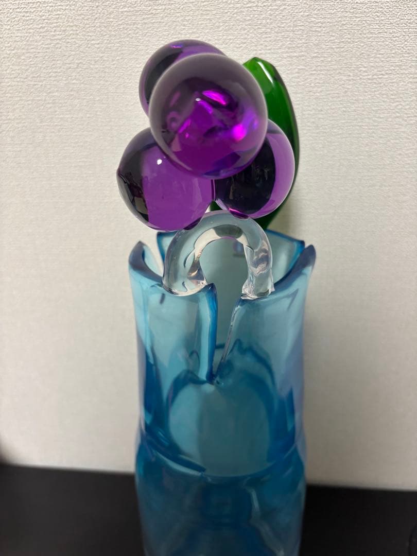 匿名　ポムポム　オイバトイッカPampula vase 290mmスカイブルー