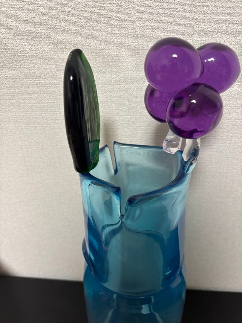 匿名　ポムポム　オイバトイッカPampula vase 290mmスカイブルー
