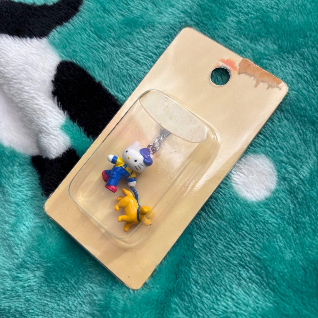激レア‼️サンリオハローキティファスナーマスコット 犬と散歩