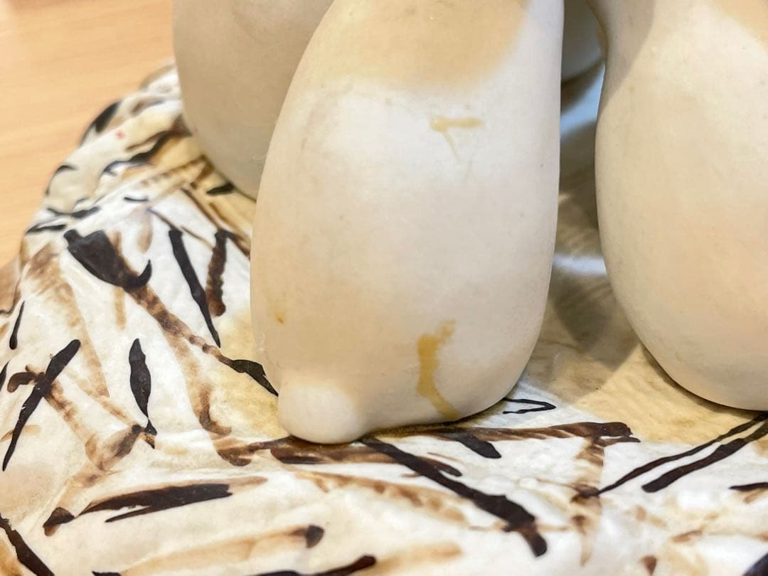 B7007 【アラビア】ヘルヤ リウッコ ウサギの巣 置物 フィンランド 北欧