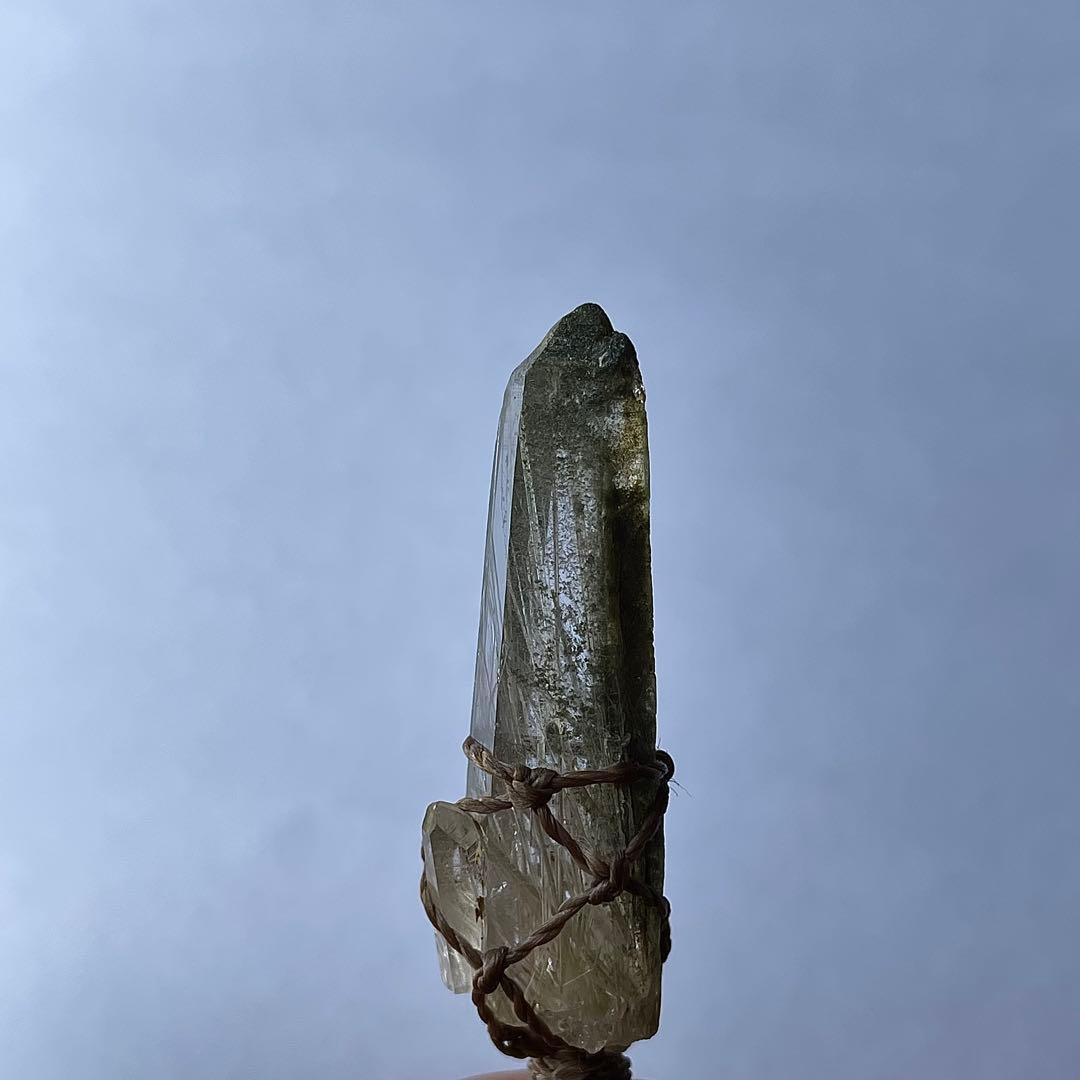 ヒマラヤ水晶 ガネッシュヒマール ルチルクォーツ ＊ マクラメペンダント 36