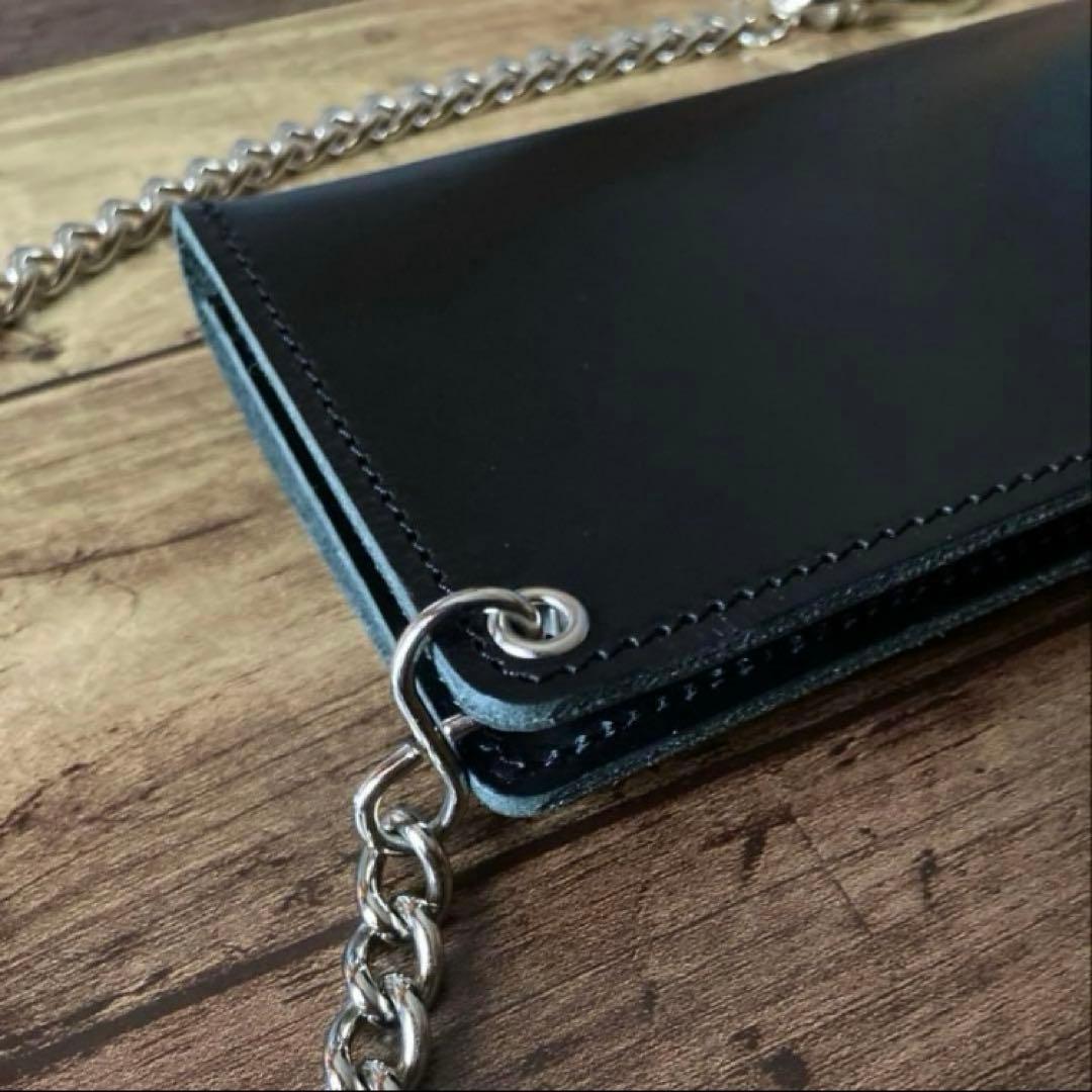 ガボール様専用】イタリアンレザー トラッカーウォレット6インチ（ミドル）