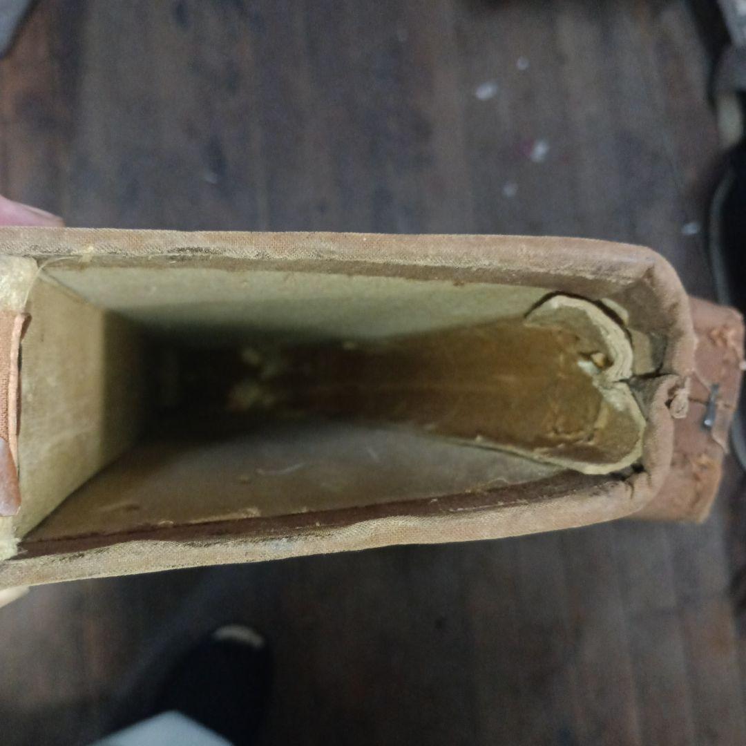 4608)とても古い　布張りのガンケース　詳細不明