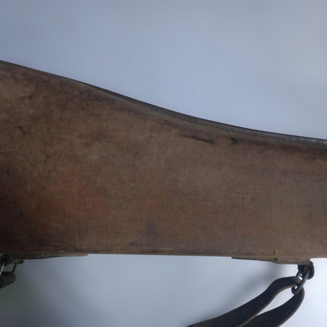 4608)とても古い　布張りのガンケース　詳細不明