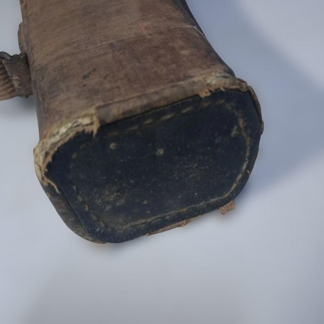 4608)とても古い　布張りのガンケース　詳細不明