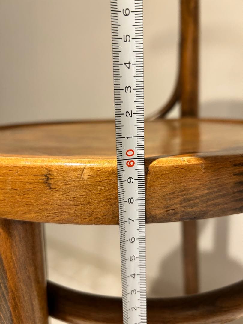 IDEEイデースツール/カウンターチェア 木製バースツール 曲線背もたれ