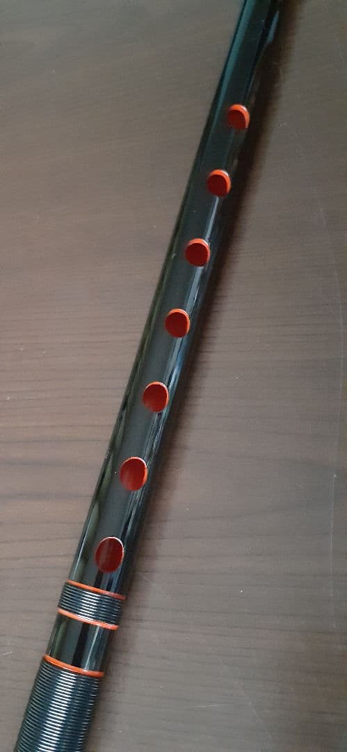 S.O様　ご予約品 篠笛　四本調子　古典調　七穴　黒塗り