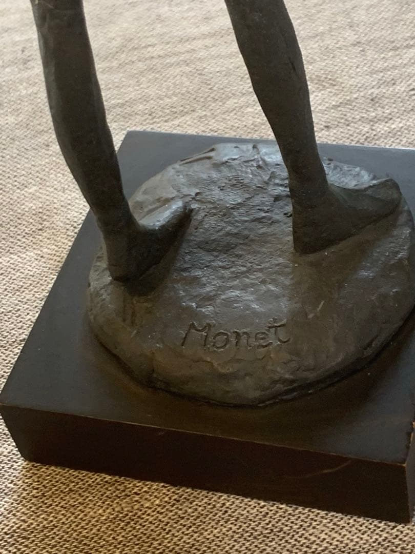 ヴァイオリン奏者 オブジェ｜ブロンズ｜Monetサイン｜クラシック