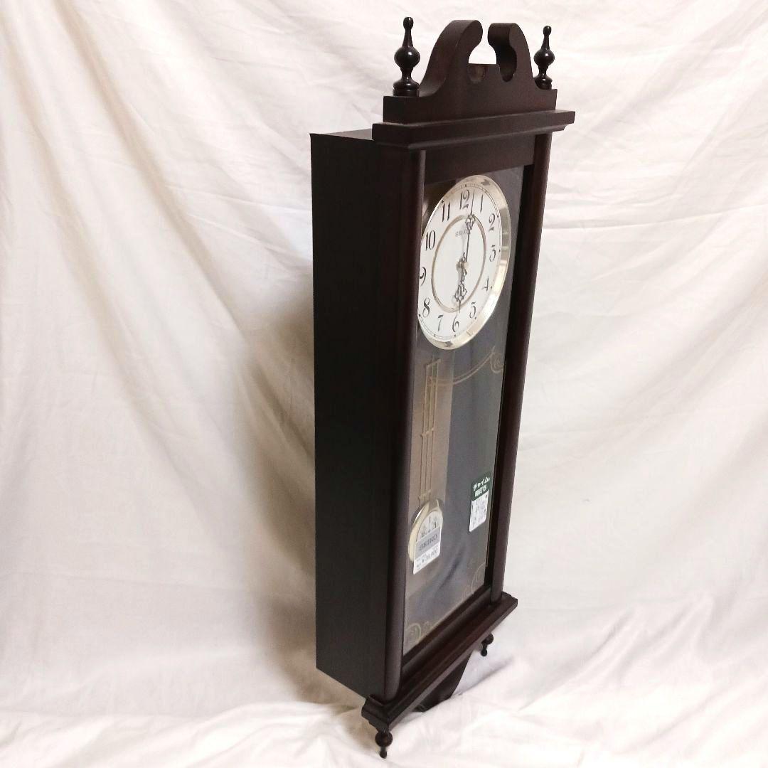 【美品 動作確認済】SEIKO 振り子時計 RQ309A 木製柱時計 掛け時計