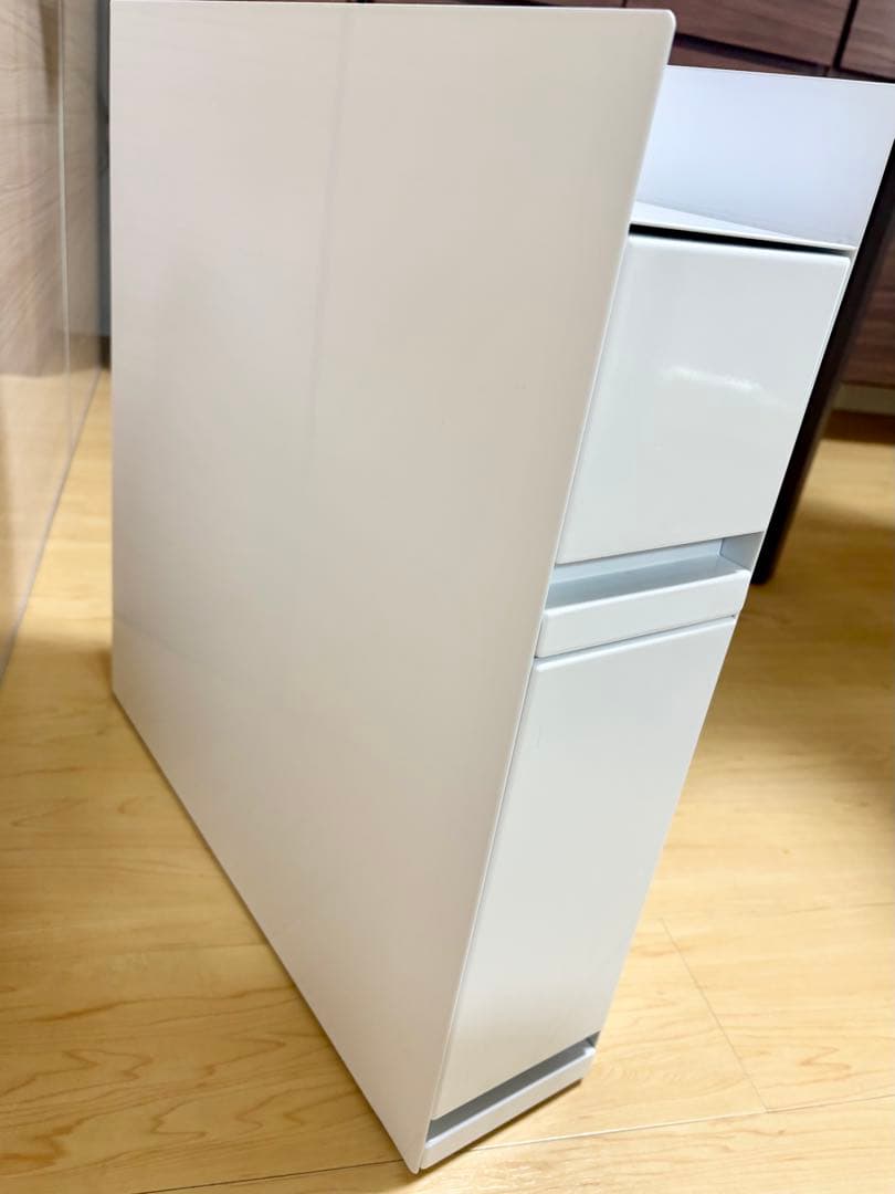 山崎実業 tower 隠せる調味料ラック2段（ホワイト）