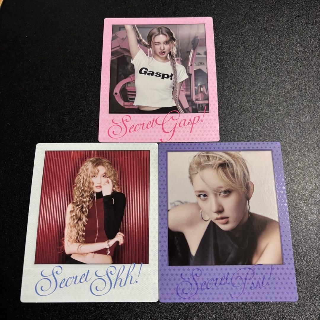 IVE ガウル secret 封入 Shh Gaps Psst 3枚 ポラロイド - メルカリ
