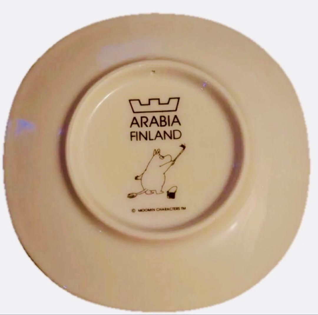 レア☆ARABIA 旧ロゴ ムーミン ウォール プレート 廃盤 飾り皿