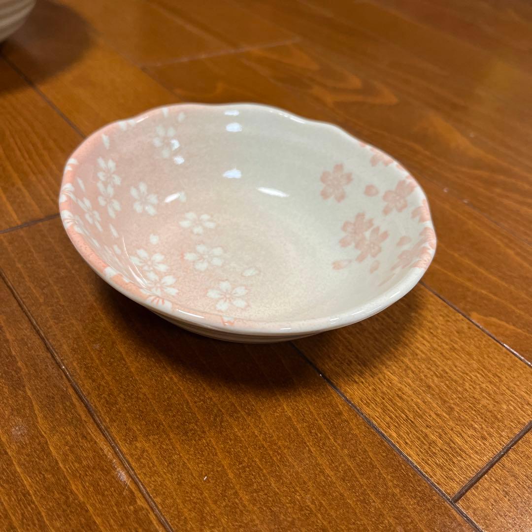 三洋陶器 花みずき 宴揃 竹斎 食器 桜柄 花柄 小皿 大皿 深皿 木箱入り